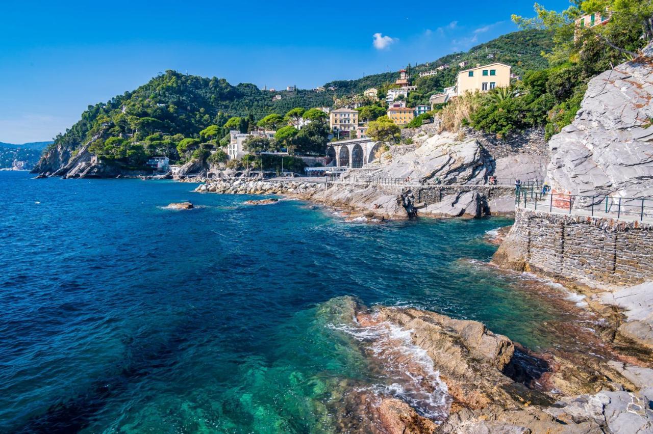 Una Conchiglia Sul Mare Attico Vista Portofino Apartment Zoagli Ngoại thất bức ảnh